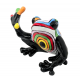 Scultura Rana Multicolore Decorativa Pop Art Statua Artistica Casa Ufficio Desig
