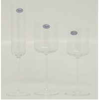 Servizio 18 Calici Cristallo MARBELLA ROGASKA per 6 Persone Bicchieri Vino Flute