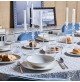 Servizio Piatti 4 Persone TOGNANA Ivory Avorio Bianco in Porcellana Set 12 Pezzi