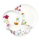 Servizio Piatti 6 Persone TOGNANA Fiori Fiorato Set 18 Pezzi Porcellana Tavola