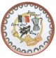Servizio Piatti Pizza per 4 Persone TOGNANA Bell' Italia Set Porcellana 33 cm