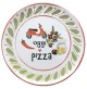 Servizio Piatti Pizza per 4 Persone TOGNANA Bell' Italia Set Porcellana 33 cm