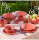 Servizio Piatti Set Tavola TOGNANA Ritual Gres Porcellana Colorati Autunno NUOVO