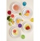 Servizio Piatti da Tavola Multicolor Sfumato FOGGY 18 Pezzi Porcellana 6 Persone