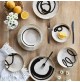 Servizio Piatti per la Tavola 18 Pezzi TOGNANA Beige Maori Porcellana 6 Persone