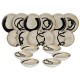 Servizio Piatti per la Tavola 18 Pezzi TOGNANA Beige Maori Porcellana 6 Persone