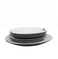 Set Piatti Sciolti BRABANTIA Grigio e Bianco Singoli a Scelta Piano Fondo Frutta