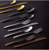 Set Posate da Tavola 24 Pezzi Tognana Colori OPACO in Acciaio Inox per 6 Persone