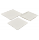 Set piatti per 6 persone 18pz Scherzer Top Square in Porcellana Bianco Set Plate