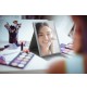 Specchio con Luce a Led Calda e Fredda per Trucco e Make Up Ricaricabile Viaggio