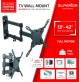 Supporto Staffa a Parete Orientabile per TV VESA 75 x 75 100 x 100 200 x 200