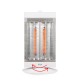 Termoventilatore Stufa Stufetta Elettrica Argo Alan Carbonio per Inverno 1000W