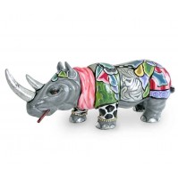 Tom's Drag Collection Scultura Animal Rinoceronte Fernando S 4469 Statua Design