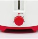 Tostapane Tosta Fette Elettrico con Pinze GIRMI 750 Watt Colorato Toast Pane