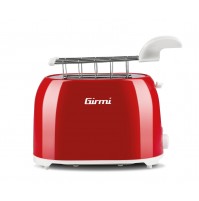 Tostapane Tosta Fette Elettrico con Pinze GIRMI 750 Watt Colorato Toast Pane