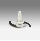 Tritatutto Elettrico a Pressione GIRMI con Lame Potenza 500 Watt Frullatore