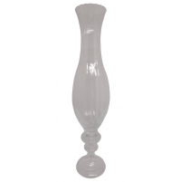 Vaso Decorativo Fiori DUCHESSA IVV Trasparente Ottico in Vetro 56 cm