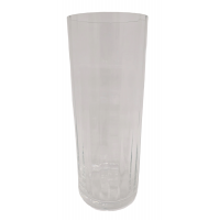 Vaso Decorativo Fiori PLAZA IVV Trasparente Ottico in Vetro 47 cm