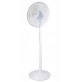 Ventilatore a Piantana Terra ARGO Bianc 5 Pale 40 cm Telecomando Timer Ventolino