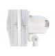 Ventilatore a Piantana Terra ARGO Bianc 5 Pale 40 cm Telecomando Timer Ventolino
