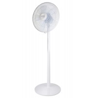 Ventilatore a Piantana Terra ARGO Bianc 5 Pale 40 cm Telecomando Timer Ventolino