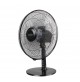 Ventilatore da Tavolo Grande ARGO Nero 5 Pale 40 cm Potenza Velocità Telecomando
